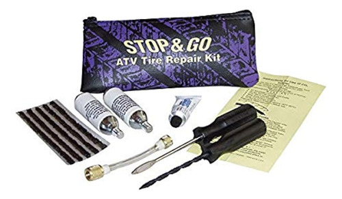 Stop & Go 8065 Atv Kit De Reparación De Llantas, Negro