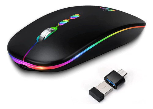 Mouse Hotlife Led/negro