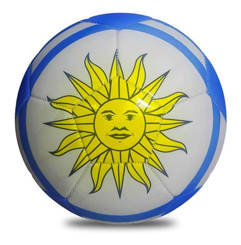 Imagen 1 de 6 de Pelota Futbol Cuero Numero 5 Diseño Uruguay - El Regalón