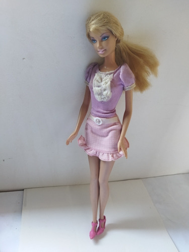 Barbie Falda Rosa Blusa Zapatos Rosa 1998