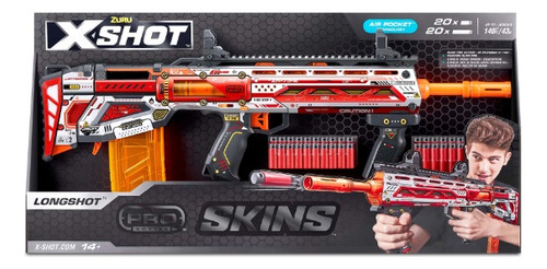 Pistola/lanzador De Dardos X Shot Skins Pro 40 Para Niños