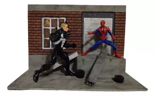 Marvel Legends Diorama Almacén Con Vigas Spiderman