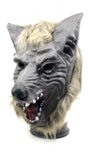 Mascara Látex Lobo - 18 X 30 Cm - Universo Mágico