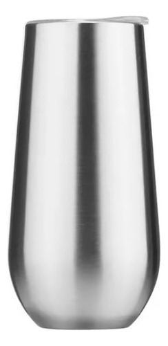 Taça Termica Copo Espumante Champagne Drink 150ml Premium Cor Prateado