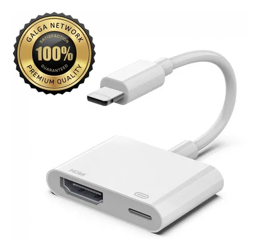 Adaptador Lightning (Iphone) a HDMI y tipo c