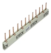 Comprar Barramento Bifásico Pente 16 Disjuntores Steck  2x8 80a Din