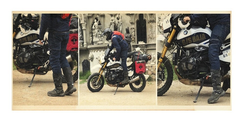 Imagen 3 de 3 de Pantalón Motociclista Kevlar Black Label Biker Baja 1000
