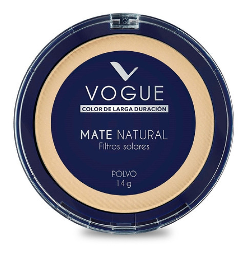 Polvo Vogue Mate Natural Color Trigueña