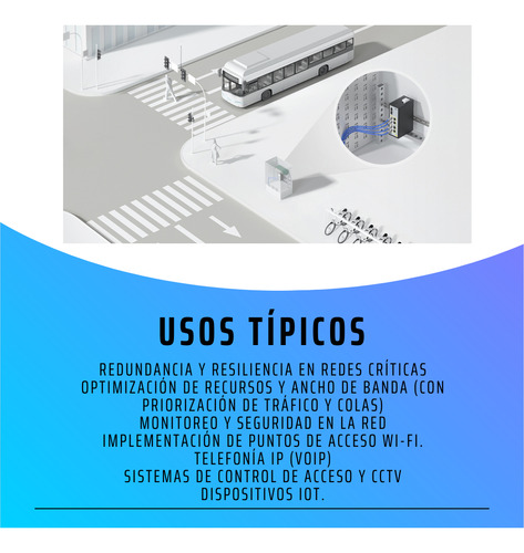 Switch Industrial 8p Ethernet Y 2p Fibra C/gestion