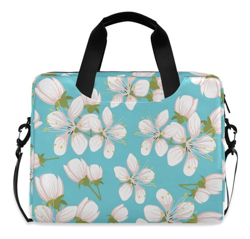 Sletend Funda Para Portatil 15,7  Flor Floral Bandolera