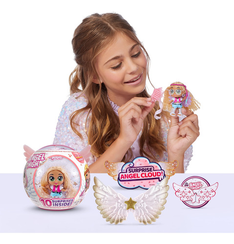 Muñeca Itty Bitty Prettys Angel High Con 10 Accesorios Sorpr