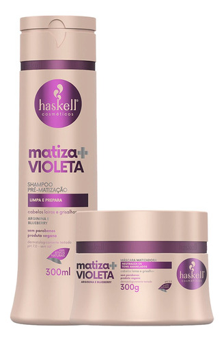 Kit Haskell Matiza+ Violeta Shampoo + Mascara