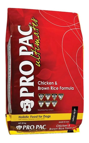 Propac Chicken And Brown Rice / Pollo Y Arroz 20kg