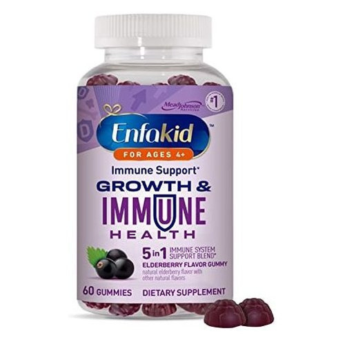 Multivitaminico Niños Enfakid Elderberry Daily Gu B09ys24lhp