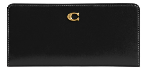 Billetera Coach Essential Slim Con Doble Pliegue Para Mujer,
