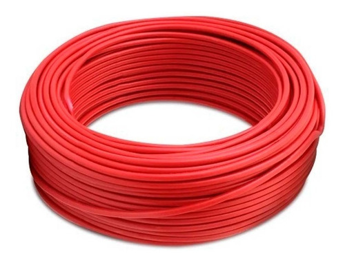 Fio Cabo Flexível Cobre 6,00mm Rolo 50m Permak Pk Vermelho