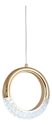 Lustre Pendente Skylight Diamond 3097 Rose Gold Led 127/220V