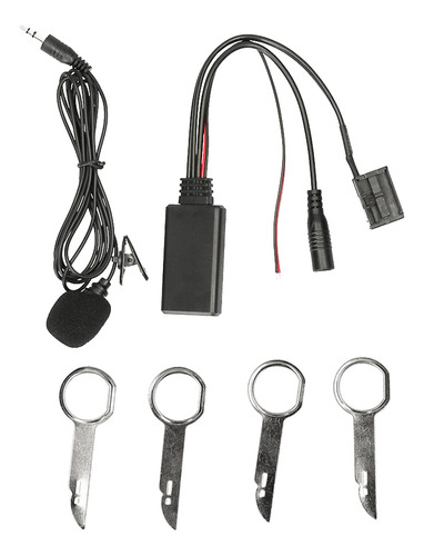 Adaptador Bluetooth Aux Para Micrófono Ford 6000 Cd Handsfre