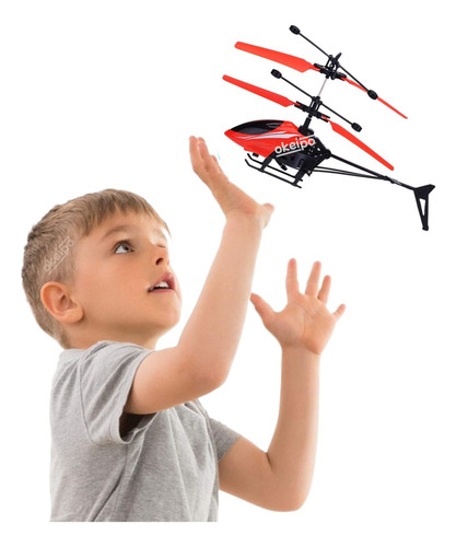 Helicóptero Juguete Volador Con Sensor Recargable Usb Niños