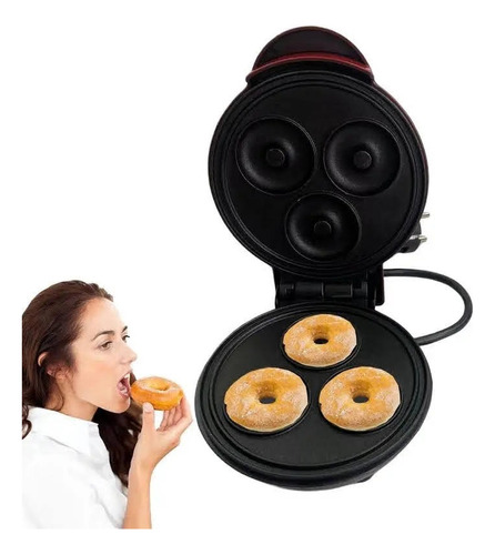 Maquina Para Mini Donas Postres Donuts Antiadherente 3un