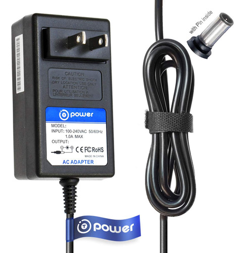 T-power 6.6 Ft Cable Largo Ac Dc Adaptador Para Toshiba Dvd