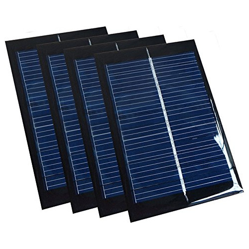 Conjunto De 4 Piezas De Paneles Solares Mini Micro De 6...