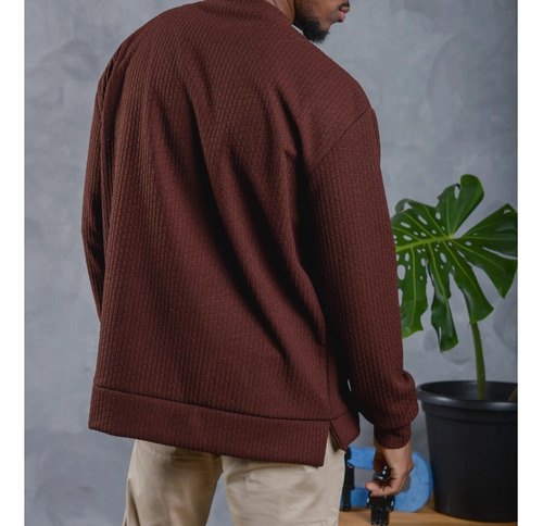 Sweater Liso Básico Tejido Tramado Buzo Miu
