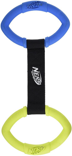 Nerf Productos 1539 2-ring Correa Tug, Medio, Verde/azul