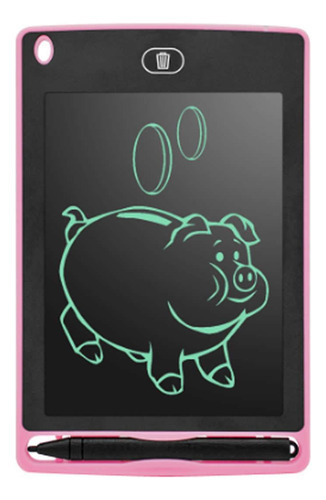 Magic Blackboard para tableta infantil, pantalla LCD, escritura, rosa