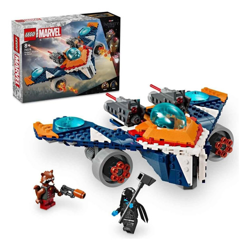 Lego Marvel Nave Warbird De Rocket Vs. Ronan 76278