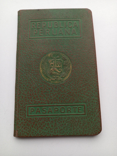 Pasaporte Antiguo Capitan De Fragata