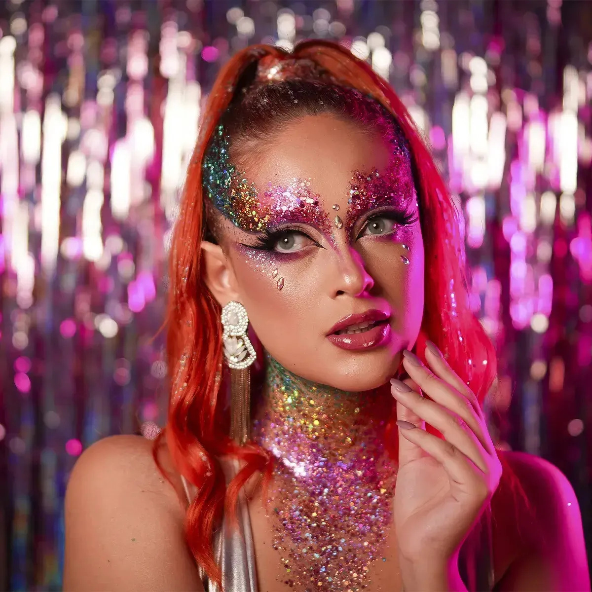 ColorMake Glitter Gel Glow Power Carnaval Festa Efeito 35g Tom — miniatura 9