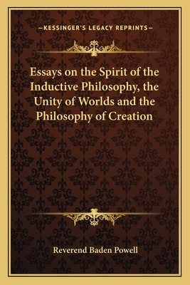 Libro Essays On The Spirit Of The Inductive Philosophy, T...