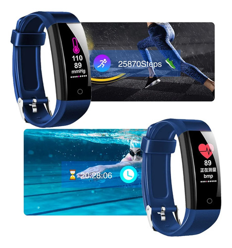 Reloj Deportivo Inteligente Con 2 Pulseras Saludables Para C