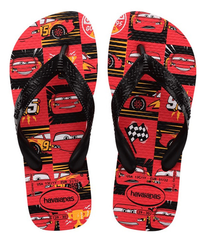 Ojotas Havaianas Originales Infantil Mcqueen Kids Cars