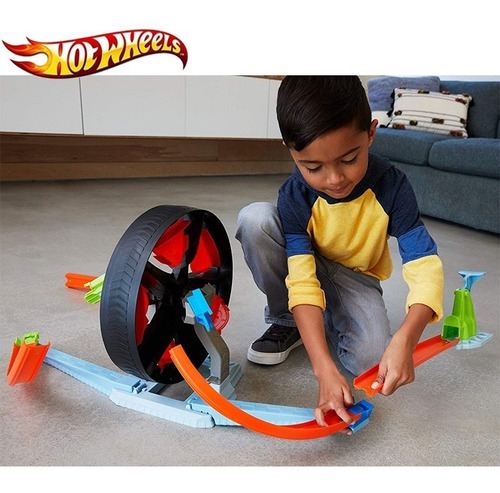 Imagen 4 de 4 de Pista De Juguete Hot Wheels Desafío De La Ruleta
