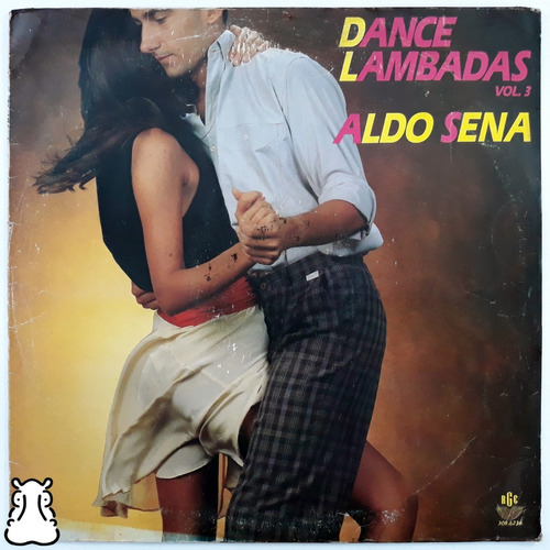 Lp Aldo Sena Dance Lambadas Vol. 3 Disco De Vinil 1990