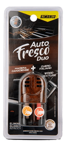 Ambientador Shick Splash X2 Madera Cuero - Sim-206750