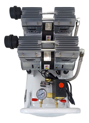 Imagen 5 de 8 de Compresor Libre De Aceite 50 Lts 1500w 110v Odontologia