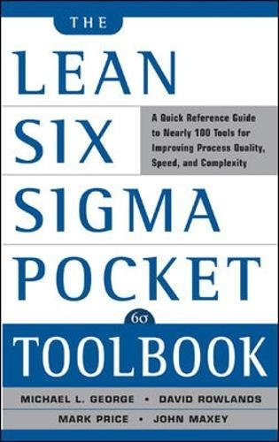 Libro The Lean Six Sigma Pocket Toolbook: A Quick Referenc