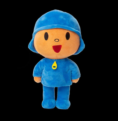 Pocoyo - Peluche De Mejillas Iluminadas, 11 Pulgadas, Actú. Color Multicolor