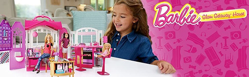 Imagen 3 de 7 de Casa Barbie Glam Getaway Original Mattel + Muñeca Barbie