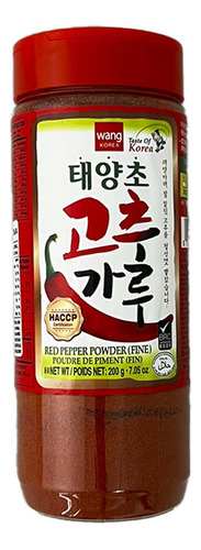 Pimenta Verm. Premium Em Pó Gochugaru Fina 200g - Wang Korea