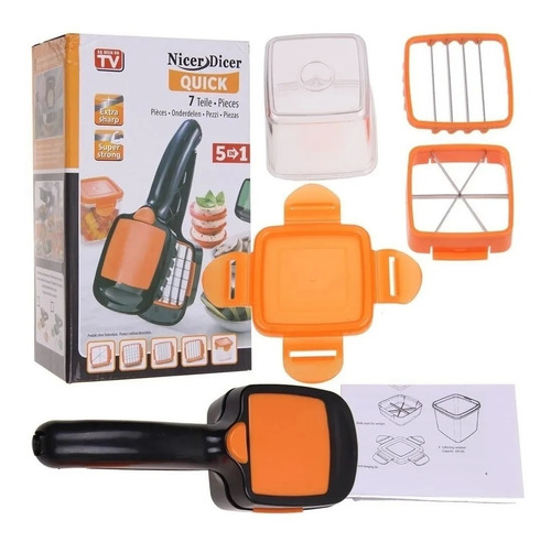 Pica Todo Cortador De Cocina Nicer Dicer Quick 5 En 1