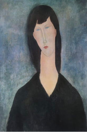 Modigliani Buste De Femm Reproducción Autorizada  Papel Arte