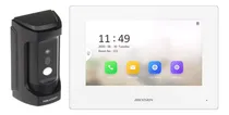 Comprar Video Portero Ip Antivandalico Hikvision + Monitor Color Blanco