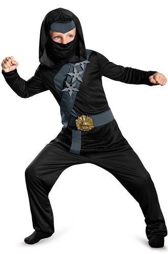 Disfraz Para Niño Ninja Blackstone Talla Medium 7-8