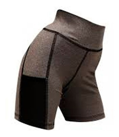 Imagen 3 de 5 de Calza Corta Biker Mujer Drb Strong Con Bolsillo Fitness