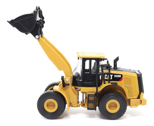 Diecast Master 1:64 Maquina Cat Pala Delantera 950m Wheel Color Amarillo
