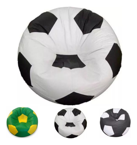 Puff Pera Bola De Futebol C/ Enchimento Gigante Decoração 